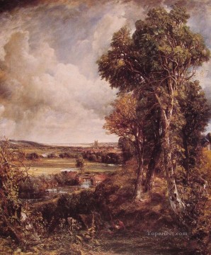 Dedham Vale Paisaje romántico John Constable Pinturas al óleo